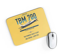 Thumbnail for Socata TBM 700 design on yellow rectangle mouse pad