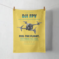 Thumbnail for DJI FPV design on yellow towel