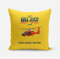 Thumbnail for Airbus MH-65E Dolphin design on yellow pillow