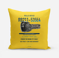 Thumbnail for RB211-535E4 design on yellow pillow