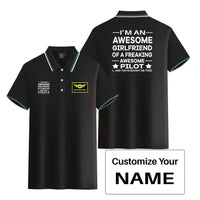 Thumbnail for Customisable I am an Awesome Girlfriend Polo Shirt - view 3