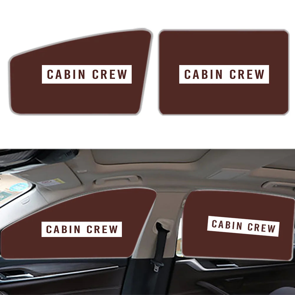 Cabin Crew Text Sun Shade - view 3