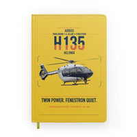 Thumbnail for Airbus H135 design on yellow notebook