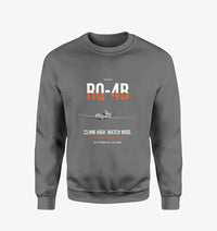 Thumbnail for RQ-4B Global Hawk design on gray sweatshirt