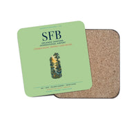 Thumbnail for Orlando Sanford International Airport (SFB) design on light green 1 piece coaster