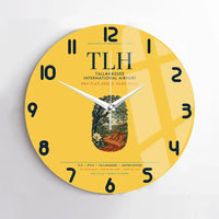 Thumbnail for Tallahassee International Airport (TLH) design on yellow no frame wall clock