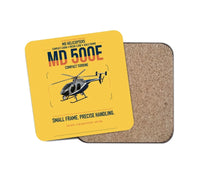 Thumbnail for MD Helicopters MD 500E design on yellow 1 piece coaster