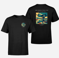 Thumbnail for VINTAGE G4267 - The Wheel Well Nap - Double-Side T-Shirt design on black double side t shirt