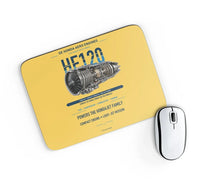 Thumbnail for HF120 design on yellow rectangle mouse pad