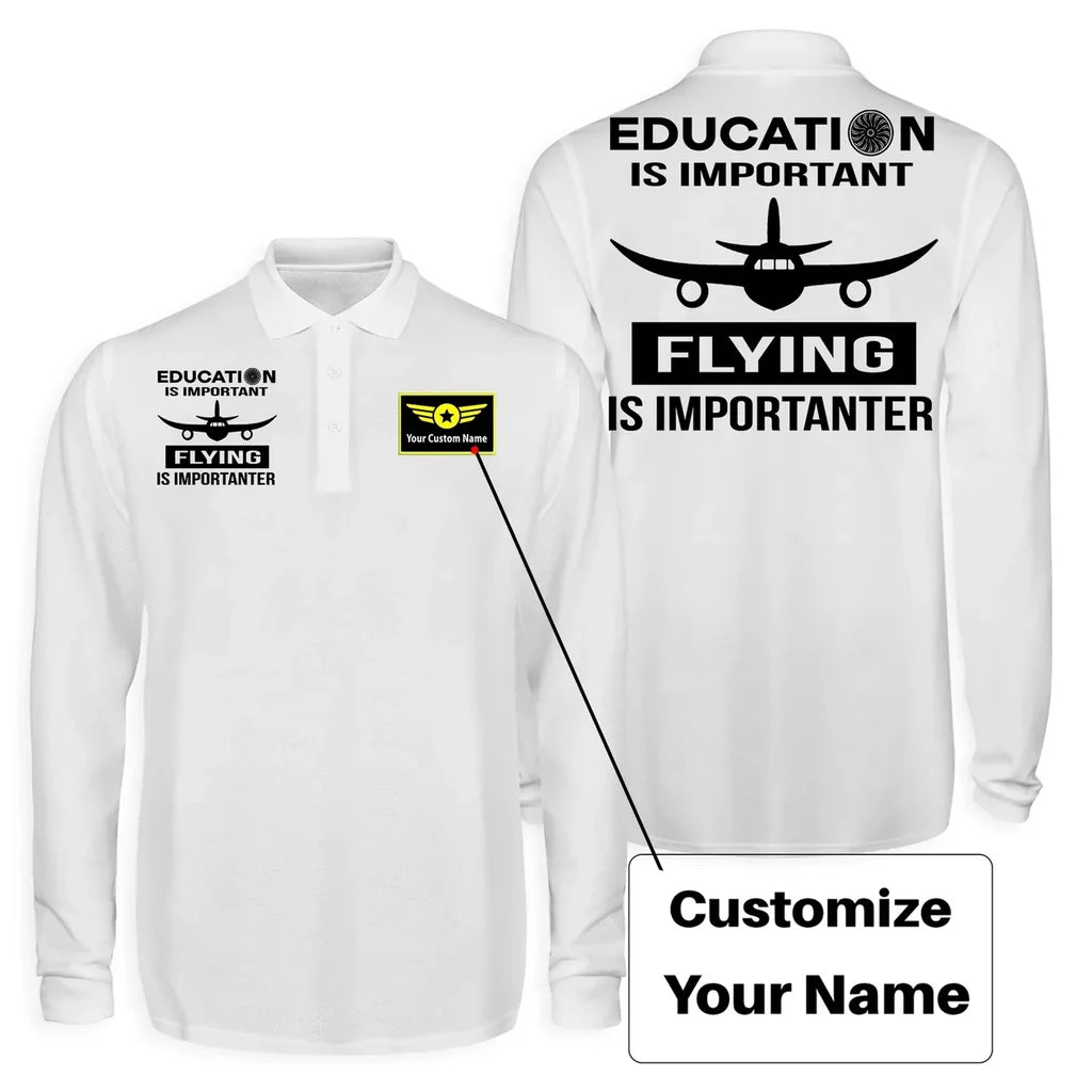 Customisable Flying is Importanter T-Shirt - view 3