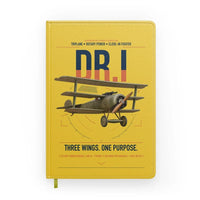 Thumbnail for Fokker Dr.I design on yellow notebook