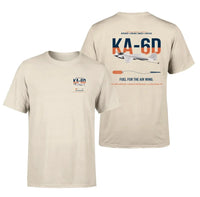 Thumbnail for KA-6D Intruder design on beige double-side t-shirt, double-side print