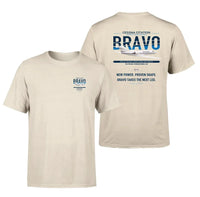 Thumbnail for Cessna Citation Bravo design on beige double-side t-shirt, double-side print