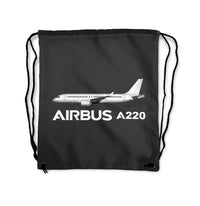 Thumbnail for Airbus A220 Drawstring Bag - view 3