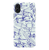 Thumbnail for Amazing Drawings of Old Aircrafts iPhone Case - view 3