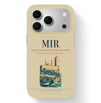 Thumbnail for Monastir Airport (MIR) design on beige iPhone 17 Pro MagSafe case