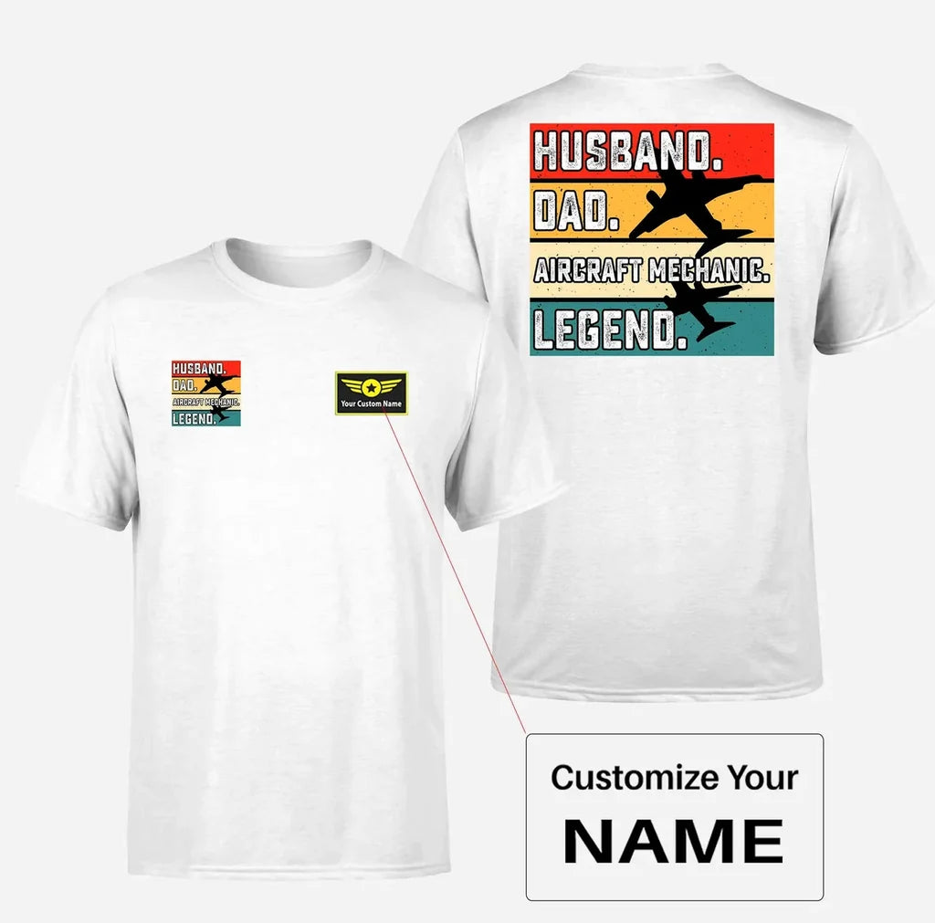 Customisable Aircraft Mechanic T-Shirt - view 3