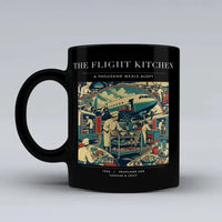 Thumbnail for VINTAGE G4092 - The Flight Kitchen - Ceramic Mug design on black