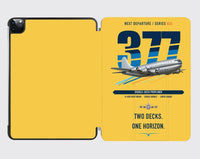 Thumbnail for Boeing 377 Stratocruiser design on yellow ipad tablet case