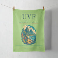 Thumbnail for Hewanorra International Airport (UVF) design on light green towel