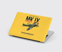 Thumbnail for Supermarine Spitfire Mk IX design on yellow MacBook case