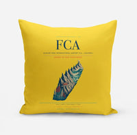 Thumbnail for Glacier Park International Airport (FCA) design on yellow pillow