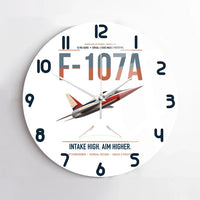 Thumbnail for F-107A Ultra Sabre design on white no frame wall clock
