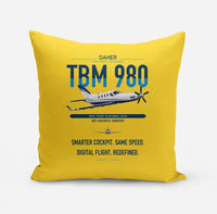 Thumbnail for Daher TBM 980 design on yellow pillow