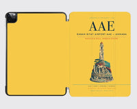 Thumbnail for Rabah Bitat Airport (AAE) design on yellow ipad tablet case