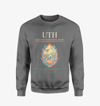 Thumbnail for Udon Thani International Airport (UTH) design on gray sweatshirt