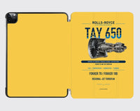 Thumbnail for TAY 650 design on yellow ipad tablet case