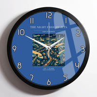 Thumbnail for VINTAGE G4133 - The Night Freight Jets - Designed Wall Clocks design on blue framed