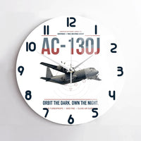 Thumbnail for AC-130J Ghostrider design on white no frame wall clock
