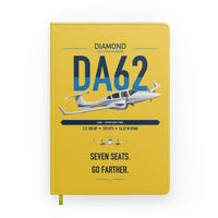 Thumbnail for Diamond DA62 design on yellow notebook