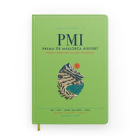 Thumbnail for Palma de Mallorca Airport (PMI) design on light green notebook