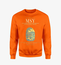Thumbnail for Louis Armstrong New Orleans International Airport MSY Sweatshirt - Orange