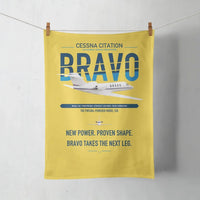 Thumbnail for Cessna Citation Bravo design on yellow towel