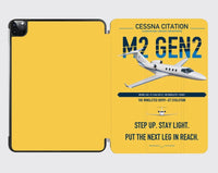 Thumbnail for Cessna Citation M2 Gen2 design on yellow ipad tablet case