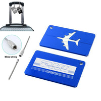 Thumbnail for DHL Aviation Aluminum Luggage tag in blue