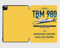 Thumbnail for Daher TBM 980 design on yellow ipad tablet case