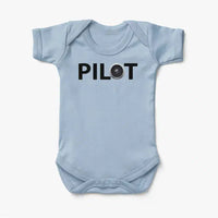 Thumbnail for Pilot & Jet Engine Baby Bodysuit - view 3