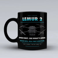 Thumbnail for LEMUR 2 Mug design on black brinc