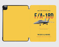 Thumbnail for F-A-18D Hornet Two Seats All Weather design on yellow ipad tablet case