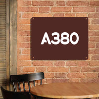 Thumbnail for Airbus A380 Metal Sign - view 3