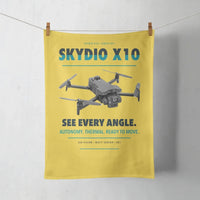 Thumbnail for Skydio X10 design on yellow towel