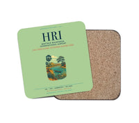 Thumbnail for Mattala Rajapaksa International Airport (HRI) design on light green 1 piece coaster