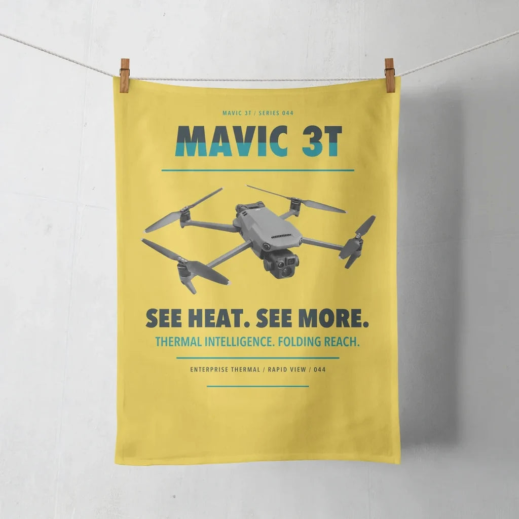 DJI Mavic 3 Thermal design on yellow towel