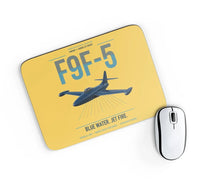 Thumbnail for F9F-5 Panther design on yellow rectangle mouse pad