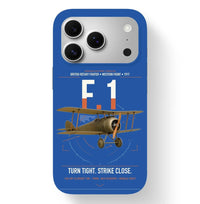 Thumbnail for Sopwith Camel F.1 design on blue magsafe iphone case, for iPhone 17 Pro