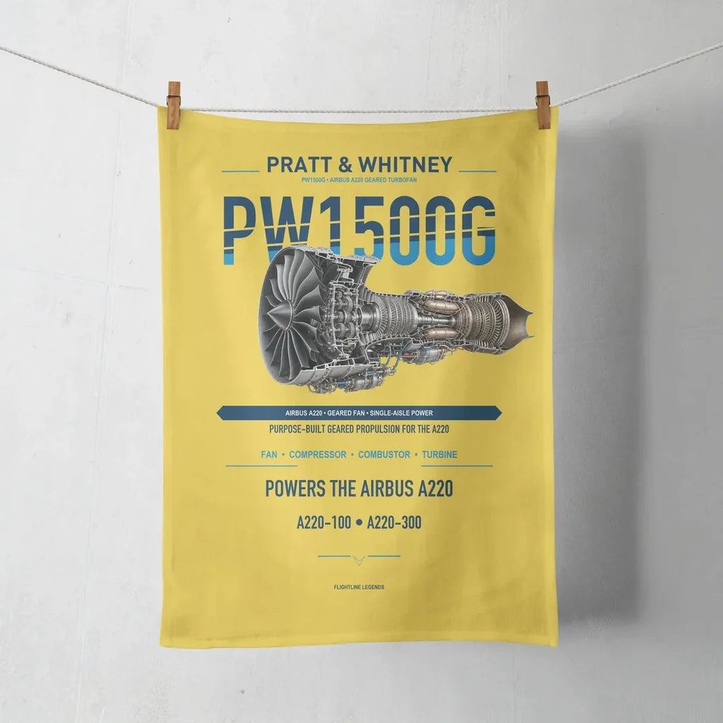 PW1500G design on yellow towel